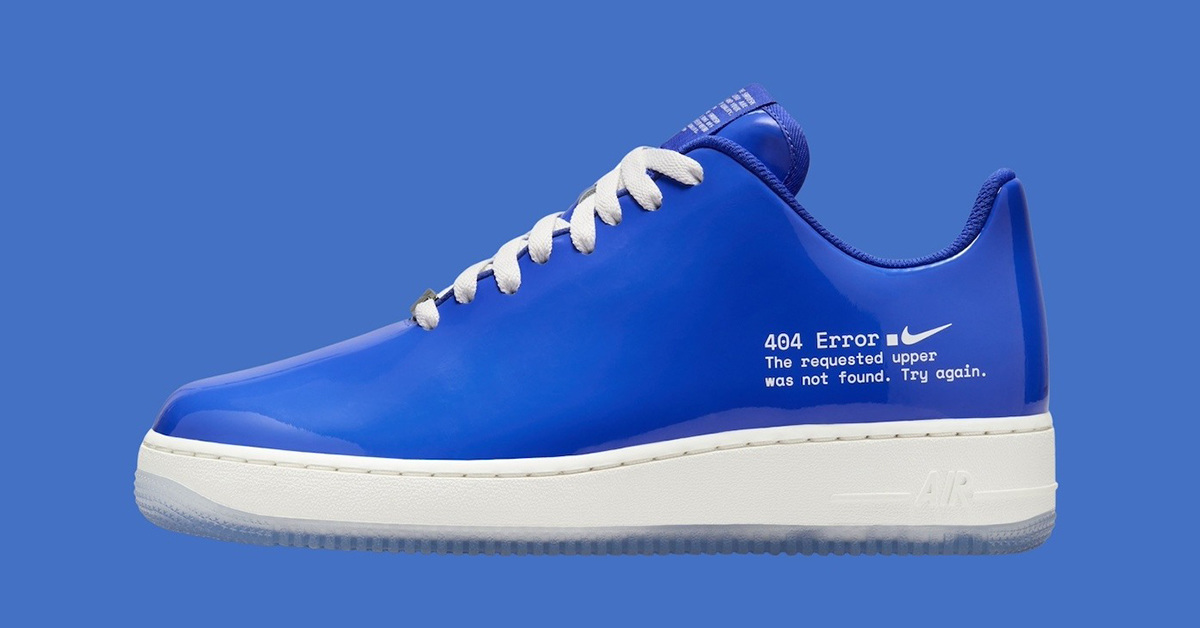 靴 .SWOOSH x Nike Air Force 1 Low 404 Error Nike's .SWOOSH Exclusive Air Force 1 